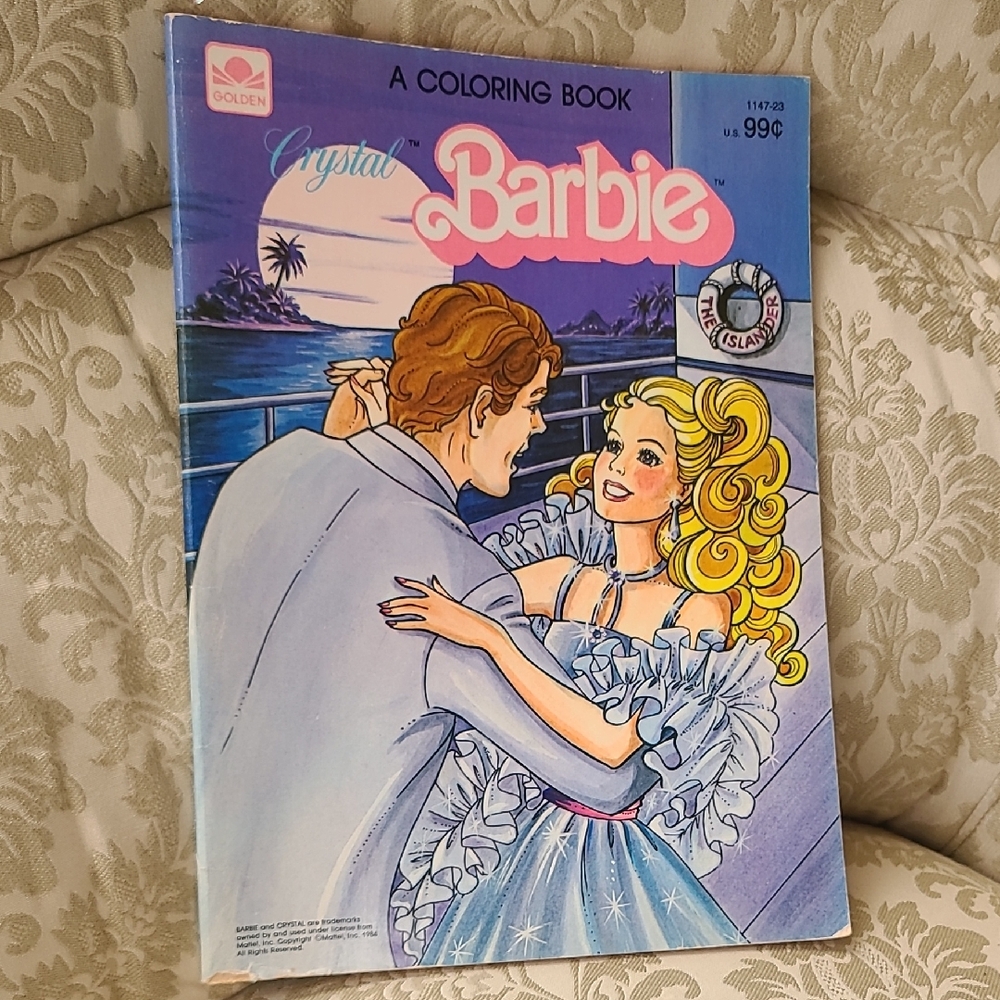 1980s Barbie Coloring Book